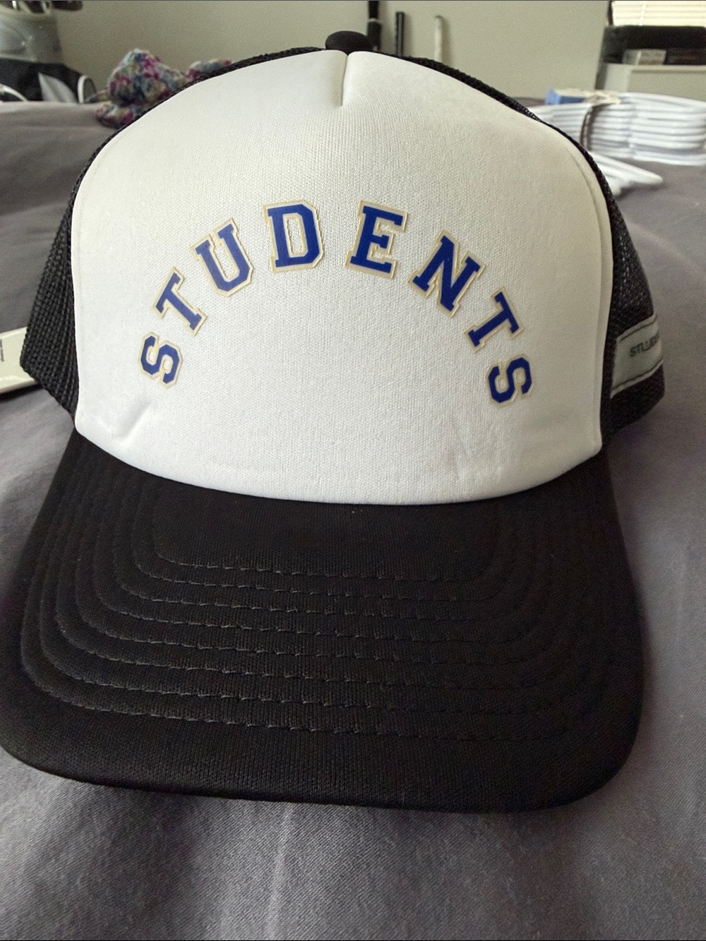 Students Trucker Hat - White and Black
